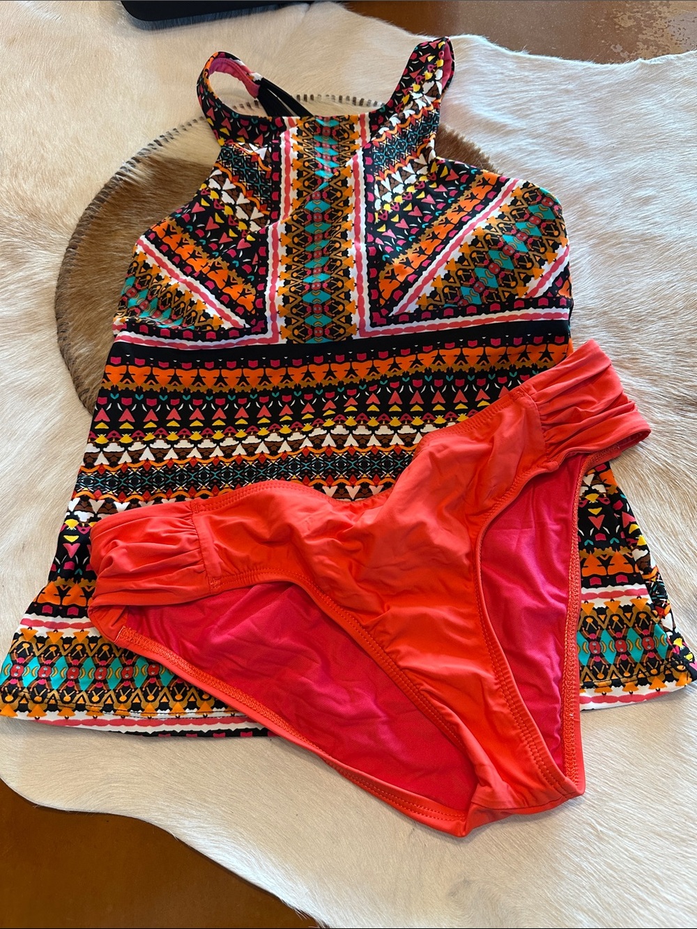 Sketchers tankini set southwest colors